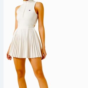 KITH X WILSON White Pleated Tennis Dress